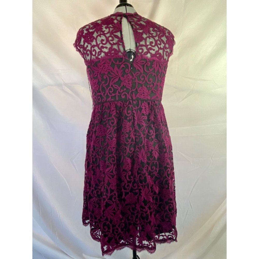 Adrianna Papell Mulberry Lace Sheath Dress Size 18w View 2